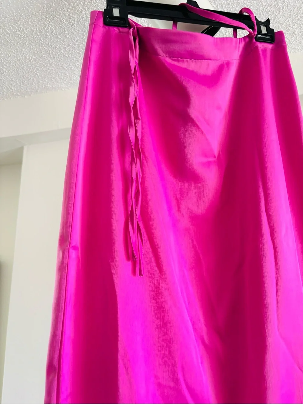 Free People Pink Rosetto Column Maxi Skirt Size 10 - Picture 6 of 10